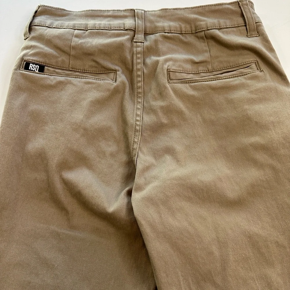 RSQ Skinny Chino Pants Khaki London Boys Size 14